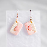 Sweetheart Letters Handmade Polymer Clay Earring | (Nationwide Delivery)