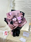 [Valentine's Day 2026] 9 Stalks with Fillers Soap Flower Bouquet (Klang Valley Delivery)