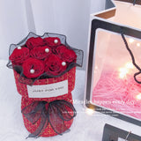 🌹Fresh Flower🌹CA Mini 7 Stalks Fresh Red Rose Small Bouquet ( Kuantan Delivery)