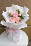 Blush Petite Rose Bouquet (Klang Valley Delivery Only)