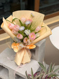 Blush Tulip Garden Bouquet (Klang Valley Delivery Only)