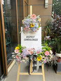 Board Condolence Floral Stand (Klang Valley Delivery Only)