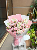 Pink Garden Romance Bouquet (Klang Valley Delivery Only)