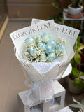Blue Serenity Rose Bouquet (Klang Valley Delivery Only)
