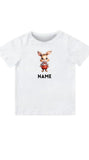 Personalised Romper / Kids Tee - Hare in Jumper (Nationwide Delivery) - Christmas 2024