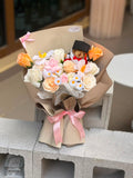 Graduation Bear Blossom Bouquet (Klang Valley Delivery Only)