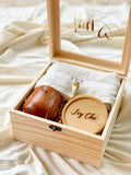 Essentially Yours | Customizable Gift Boxes, Towel, Wooden Cup, Teaspoon And Wooden Coaster (Klang Valley Delivery)