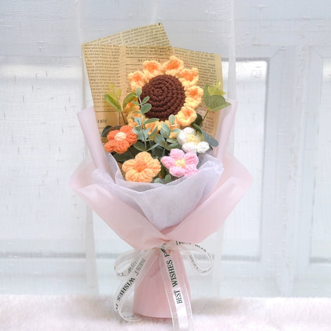 Mother's Day 2025 - Handmade Crochet Flower Bouquet - Little Sunshine (Klang Valley Delivery)