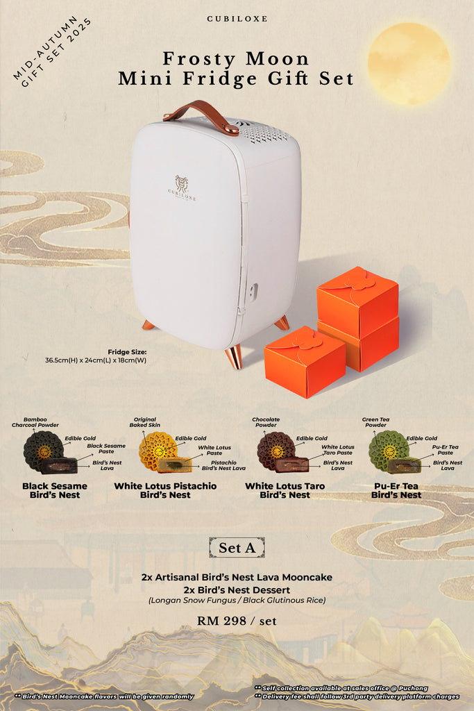[PRE-ORDER] Mid-Autumn 2025 - Cubiloxe Frosty Moon Mini Fridge Bird's ...