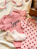 My First Cuddle ｜ Personalized Baby Gift Set, 0 - 9 months Infant Pink Girl (Nationwide Delivery)