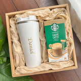 Personalised Self Stirring Flask - Rechagerable  (Nationwide Delivery) - Father's Day Flowers & Gifts 2026