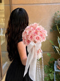 Blush Pearl Rose Bouquet (Klang Valley Delivery Only)