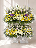 Luxury Condolence Flower Stand Set B (Klang Valley Delivery)