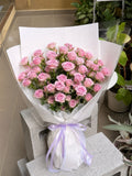 Blushing Purple Spray Rose Bouquet (Klang Valley Delivery Only)