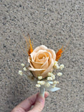 Nude Rose Boutonnière (Klang Valley Delivery Only)