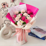 Tender Love Soap Flower Bouquet | Romantic Gift for Her Birthday Graduation Mother's Day Valentine Surprise (Nationwide Delivery)