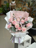 Pastel Romance Rose Bouquet (Klang Valley Delivery Only)