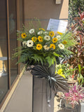 Sympathy Gerbera Standing Arrangement (Klang Valley Delivery Only)