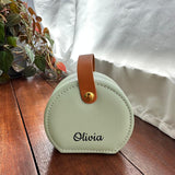 Personalised Travel Jewelry Box Set - Pastel Green