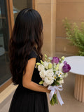 Lavender Tulip Garden Bouquet (Klang Valley Delivery Only)