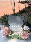 Bear Mirror Floral Stand (Klang Valley Delivery Only)