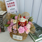 TTEEN GIFT Soap Flower New Business Shop Housewarming Grand Opening Basket Box 香皂花花篮新店开业开张新居乔迁礼品 (Nationwide Delivery)