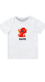 Personalised Romper / Kids Tee - Red Dragon (Nationwide Delivery)