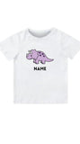Personalised Romper / Kids Tee - Triceratop (Nationwide Delivery)