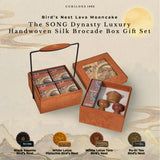 [PRE-ORDER] Mid-Autumn 2025 - Cubiloxe The SONG Dynasty Luxury Handwoven Silk Brocade Box Bird's Nest Mooncake Gift Set (Klang Valley Delivery)