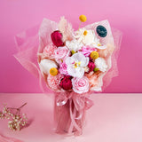 Aurelia Vase Bouquet (Preserved & Soap Flower) [Klang Valley Delivery Only]