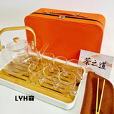 LYHO Portable Tea Set (Orange) (Nationwide Delivery) - Father's Day Flowers & Gifts 2026