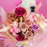 Elowen Vase Bouquet (Preserved & Soap Flower) [Klang Valley Delivery Only]