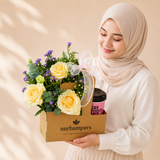 Father's Day Nurhampers Coffee & Bloom Gift Box (Klang Valley Delivery) - Father's Day Flowers & Gifts 2026