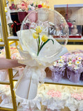 LED Artificial Tulip Bouquet | Yellow (Klang Valley Delivery Only)