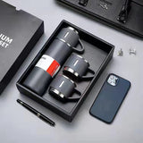 500ml Vacuum Flask Set 304 Stainless Steel Thermos Flask Bottle Cup Gift Set (Nationwide Delivery)