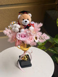 Graduation Keepsake Floral Trophy (Klang Valley Delivery Only)