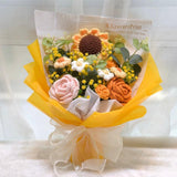 Handmade Crochet Sunflower Bouquet (Nationwide Delivery)