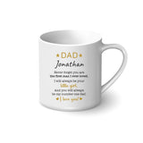 Personalised Mug - Message to Dad from Your Little Girl - Father's Day Flowers & Gifts 2026