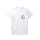 Personalised T-Shirt #1 Dad  (Nationwide Delivery)
