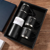 500ml Vacuum Flask Set 304 Stainless Steel Thermos Flask Bottle Cup Gift Set (Nationwide Delivery)