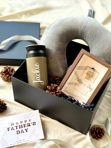 Rest Mode: Activated | Personalized Neckrest, Photoframe And Tumbler Gift Set [Klang Valley Delivery Only]