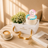 Father's Day Nurhampers Sweet Desire Flower Cake Box (Klang Valley Delivery Only) - Father's Day Flowers & Gifts 2026