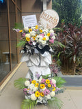 Serenity Double-Tier Sympathy Stand (Klang Valley Delivery Only)