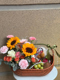 Sunshine Bloom Gift Basket (Klang Valley Delivery)
