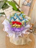 Flower Bouquet with Kisses (Kuantan Delivery Only)
