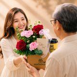 Father's Day Nurhampers Ruby Coffee Bloom Box (Klang Valley Delivery) - Father's Day Flowers & Gifts 2026