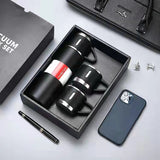 500ml Vacuum Flask Set 304 Stainless Steel Thermos Flask Bottle Cup Gift Set (Klang Valley Delivery)