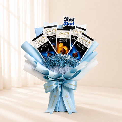Father's Day Nurhampers Lindt Chocolate Bouquet for Dad (Klang Valley Delivery Only) - Father's Day Flowers & Gifts 2026