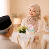 Father's Day Nurhampers Sweet Desire Flower Cake Box (Klang Valley Delivery Only) - Father's Day Flowers & Gifts 2026