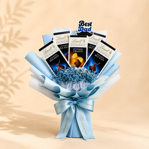 Father's Day Nurhampers Lindt Chocolate Bouquet for Dad (Klang Valley Delivery Only) - Father's Day Flowers & Gifts 2026